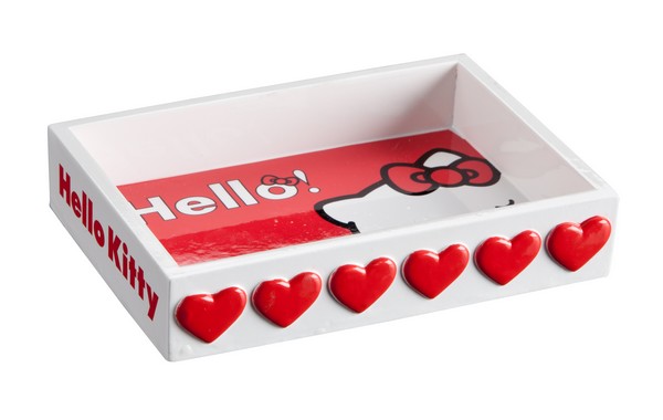 HELLO KITTY - porta sapone HEARTS RED collection