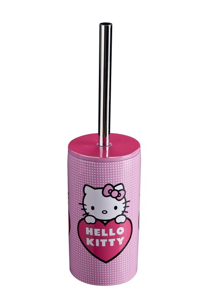 HELLO KITTY - Porta scopino WC HEARTS PINK collection