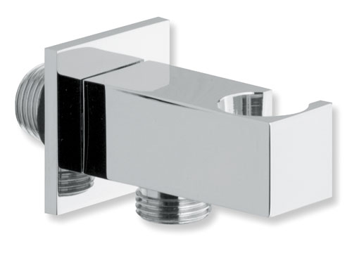 Supporto doccia incasso ottone serie SQUARE