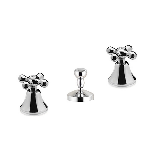 Rubinetto bidet ottone 3 fori serie NOSTALGIE