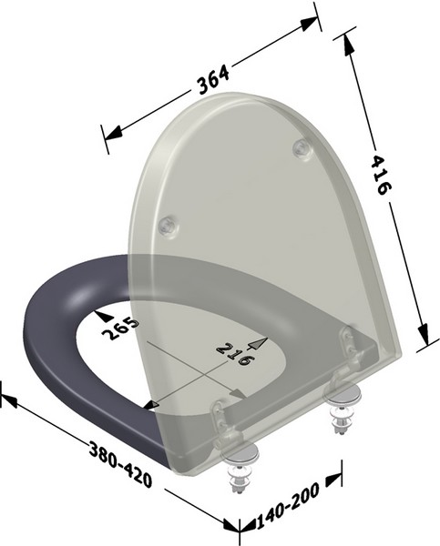 Sedile wc speciale duroplast serie ANTIGUA