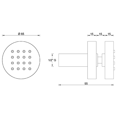 Brass adjustable body jet EVO series