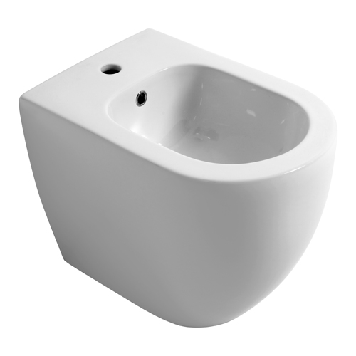 Bidet ceramica appoggio monoforo serie FORM SQUARE