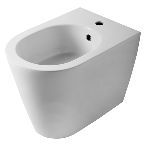 Bidet ceramica appoggio monoforo serie ICON ROUND