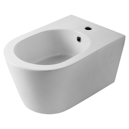 Bidet ceramica sospeso monoforo serie ICON ROUND