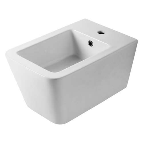 Bidet ceramica sospeso monoforo serie ICON SQUARE