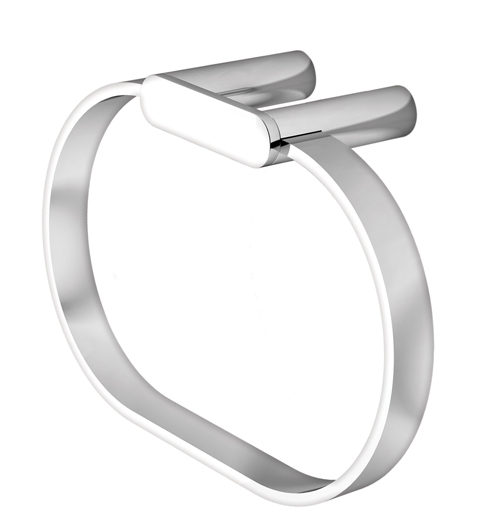 Porta asciugamano anello ottone serie CHILY