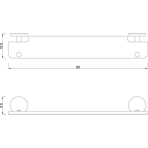 Mensola ottone serie GRAND HOTEL