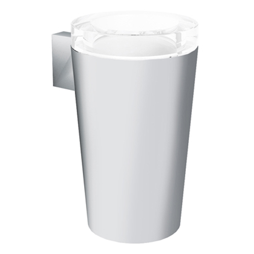 Brass tumbler holder LAPIANA series satin glass