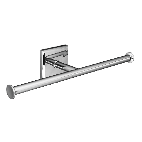 Porta rotolo doppio ABS cromato serie MIA
