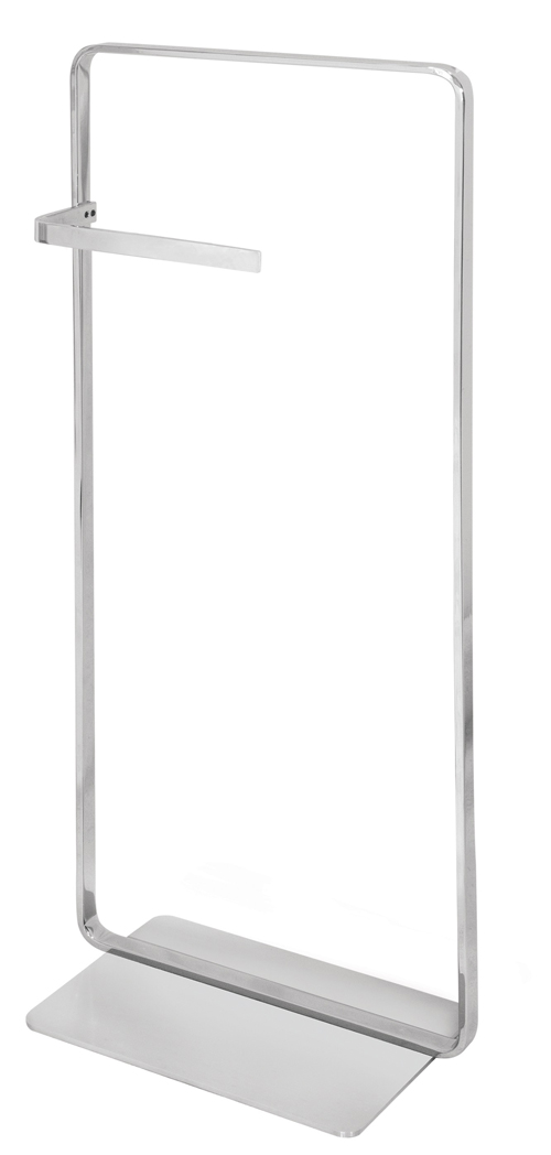 Brass floor towel holder TOPAZIO series