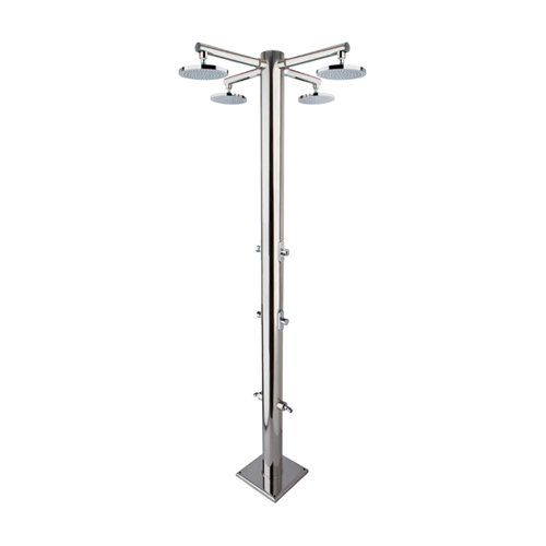 Stainless steel pool shower column UNO PLUS series