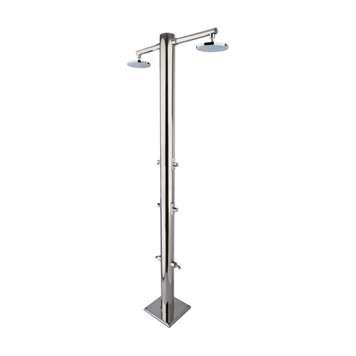 Stainless steel pool shower column UNO series
