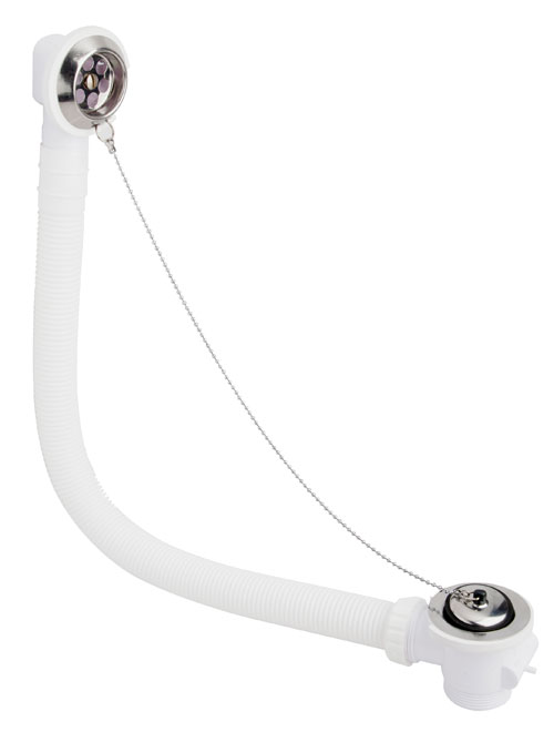 Pop up waste and overflow with plug 42 mm and chain ANGY series