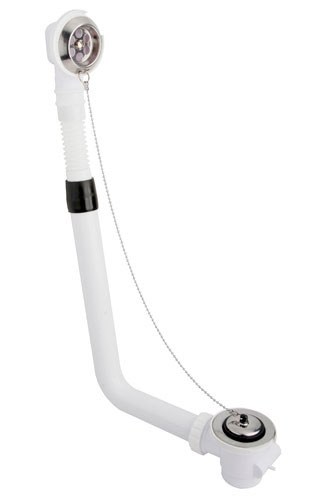 Pop up waste and overflow with plug 42 mm and chain TAMARA series