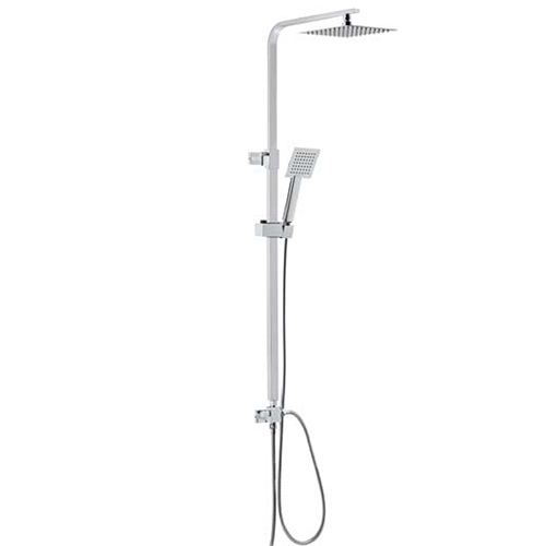 Complete brass shower column with diverter RUBINO series
