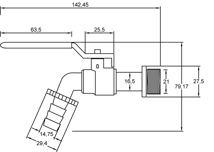 Gar ball hose bibcock GARDEN series
