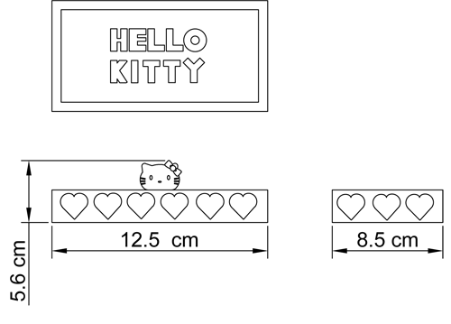 HELLO KITTY - porta sapone CLASSIC collection