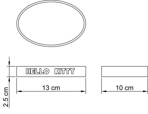 HELLO KITTY - porta sapone HELLO collection
