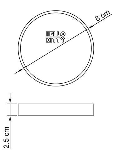 HELLO KITTY - porta sapone SILVER collection