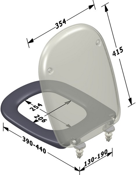Sedile wc speciale duroplast serie LISBOA