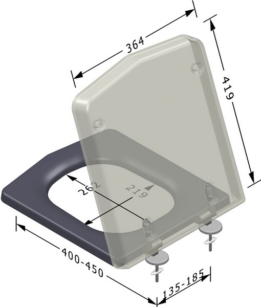 Sedile wc speciale duroplast serie NIZZA