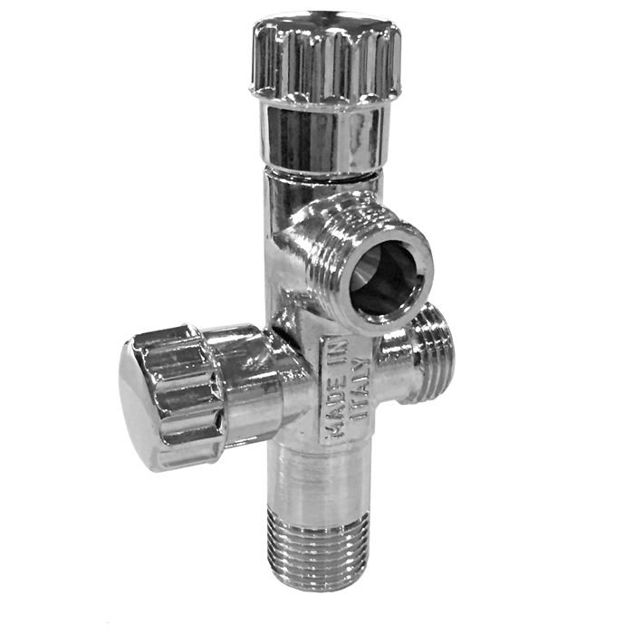 Two-ways angle valve PORT DUPLEX series