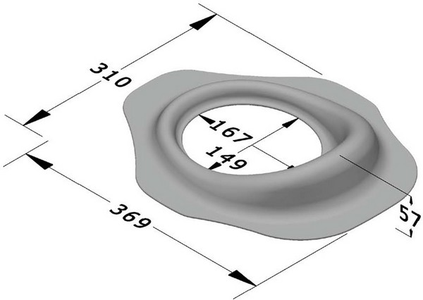 Sedile wc speciale thermoplast serie PAPY