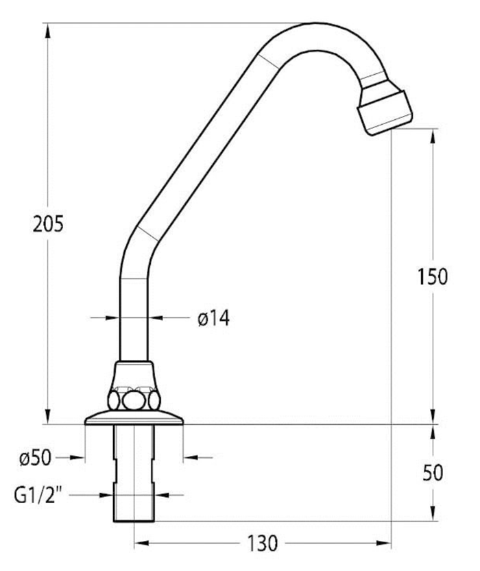 Swinging spout cheap type CLASSICA series