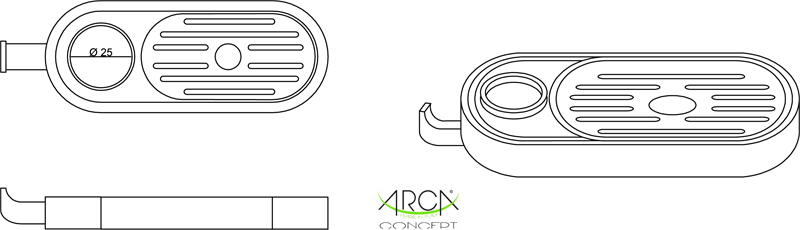 Soap dish oval shape 25_18