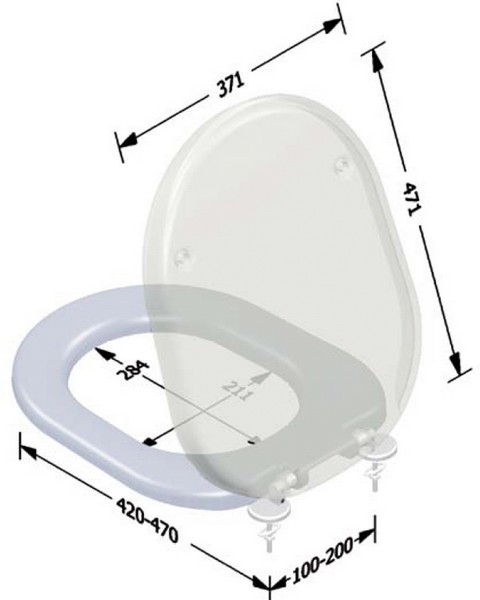 Sedile wc speciale duroplast serie ROMA