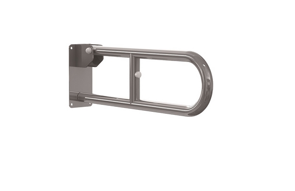 Maniglione di sicurezza ribaltabile acciaio inox lucido serie SALLY