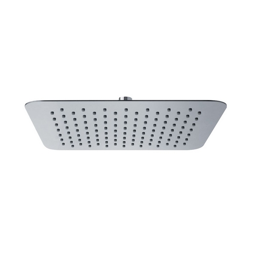 Stainless steel shower head 1 jet ATHENA series 400 X 400 X 6 MM