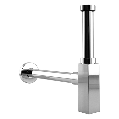 Brass basin bottle trap SQUARE series 1 1/4