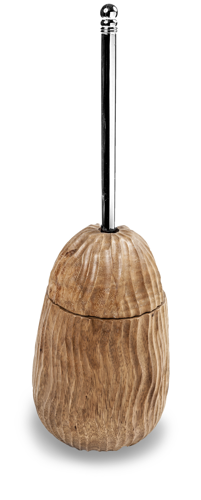 Wood free standing toilet brush holder SUAR series