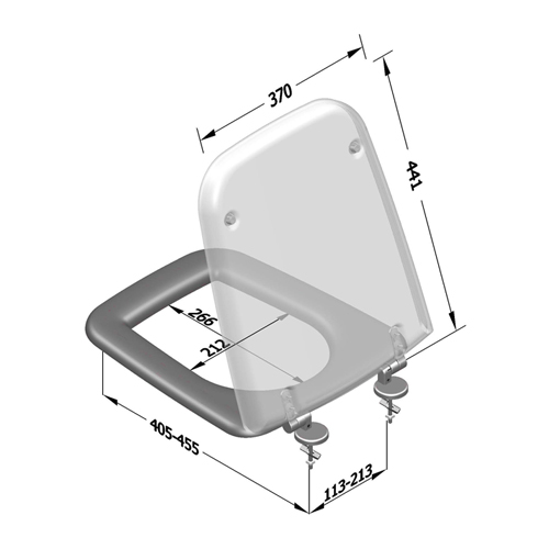 Sedile wc speciale duroplast serie ATHENS