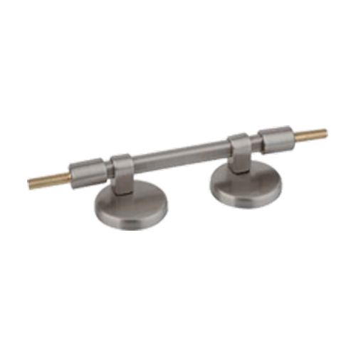 Cerniera regolabile bar in ottone nichelato mat H10