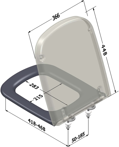 Sedile wc universale duroplast serie OBJECT