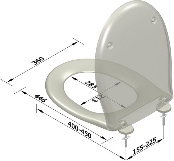 Sedile wc speciale duroplast serie SANREMO