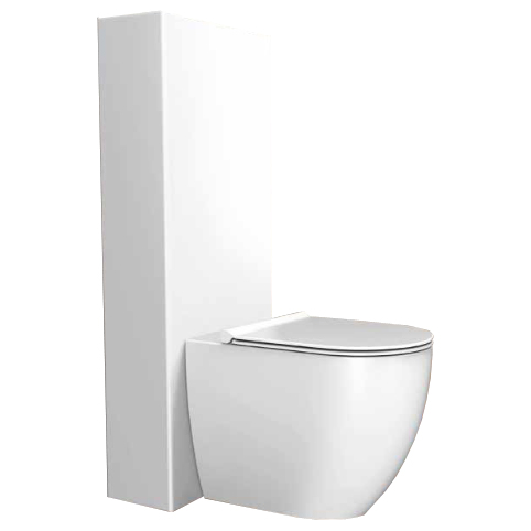 Vaso ceramica appoggio serie FORM SQUARE