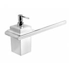 Brass soap dispenser and towel bar CHILY series