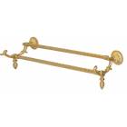 Brass double towel bar IMPERO series