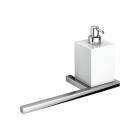 Stainless steel towel rail and soap dispenser XONI series 