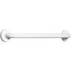 White lacquered steel straight safety grab bar SALLY series