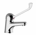 Brass basin mixer with clinical level ECO series 