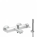 Brass wall mounted bath mixer with shower kit MODE ONE series