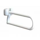 white lacquered steel folding safety grab bar SALLY series